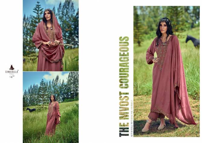 The Festive Edit By Cinderella Heavy Pashmina Suits Catalog